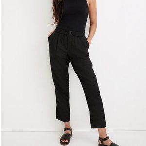 Madewell Linen-Blend Track Trousers (xxs)